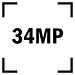 34MP Resolution Icon